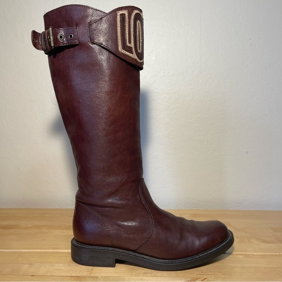 Love Moschino Shoes - Love Moschino Love brown leather high boots